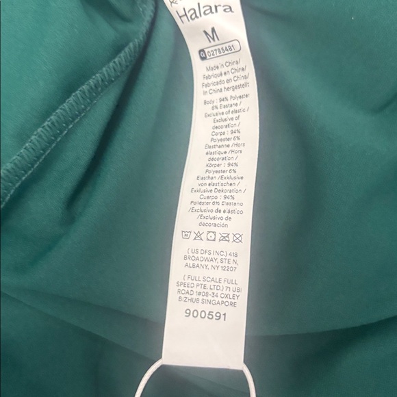 HALARA Short Sleeve Maxi Dress Green BNWT - Picture 7 of 10